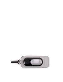 Wearable, Llavero de cuero, AC562ORS/GR, Gris