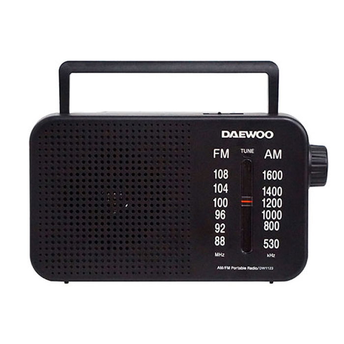 Daewoo Radio Portátil DW1123 Negra