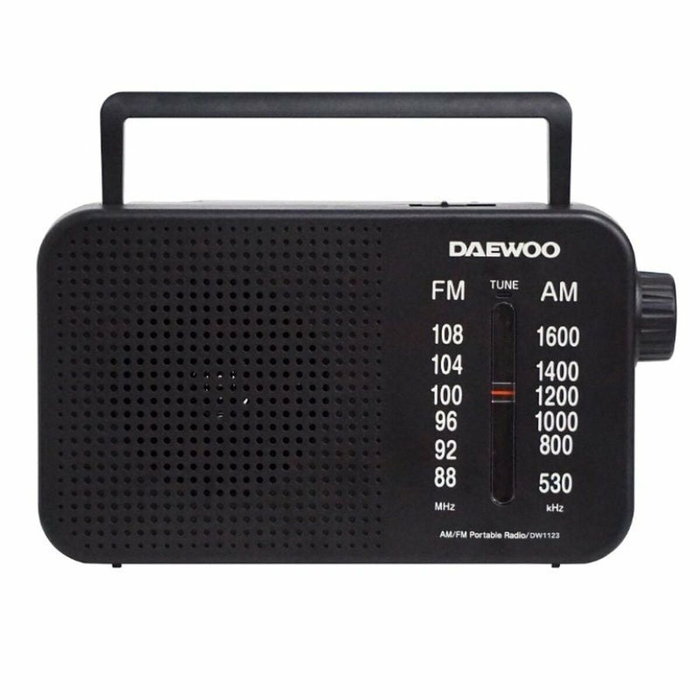 Daewoo Radio Portátil DW1123 Negra