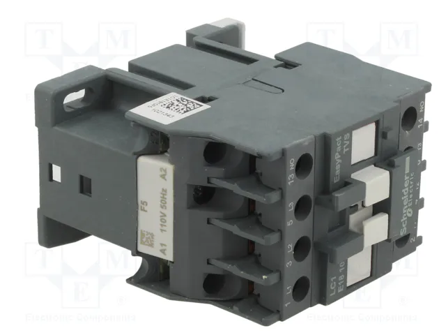 SCHNEIDER ELECTRIC Contactor Easy TeSys 18A 110VAC 3-polar