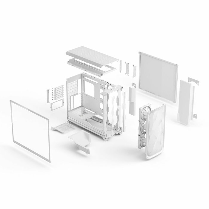 Fractal Design Meshify 3 XL White RGB TG Light Tint