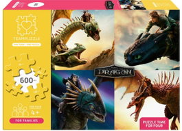 TEAMPUZZLE Cómo Entrenar a tu Dragón de 500 a 999 piezas