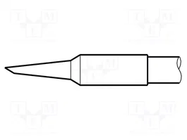JBC TOOLS Pico cono truncado 1,2mm