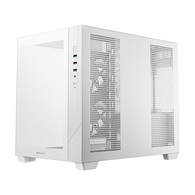 Deepcool CG330 3F WH Micro ATX Blanco