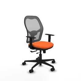 PIQUERAS Y CRESPO Silla de oficina Jorquera Naranja/Gris