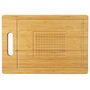 Cook Concept Tabla Cortar Bambú con Ranuras 33x23 cm