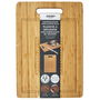 Cook Concept Tabla Cortar Bambú con Ranuras 33x23 cm