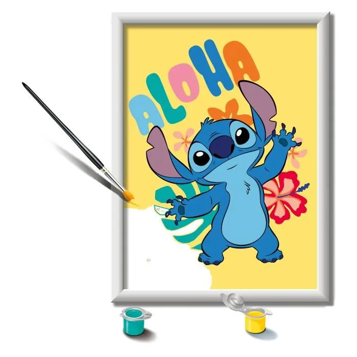 Ravensburger Kit de Pintura por Números 18 x 24 cm, Diseño de Puntada, A partir de 7 Años, 25844