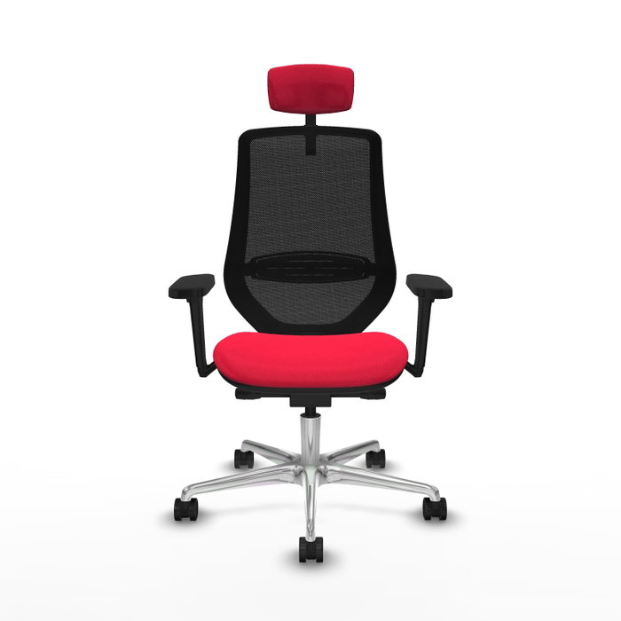 PIQUERAS Y CRESPO Silla de oficina Mardos con mecanismo Sincro/Traslack, Rojo y Negro PIQUERAS Y CRESPO Silla de oficina Mardos con mecanismo Sincro/Traslack, Rojo y Negro
