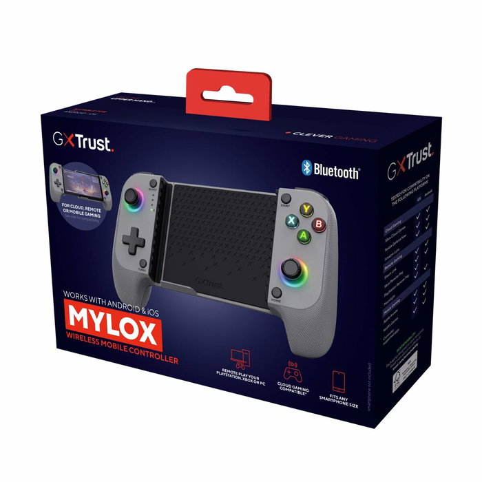 Trust GXT 735G Mylox Gris Bluetooth Gamepad Analógico/Digital Android, iOS Trust GXT 735G Mylox Gris Bluetooth Gamepad Analógico/Digital Android, iOS