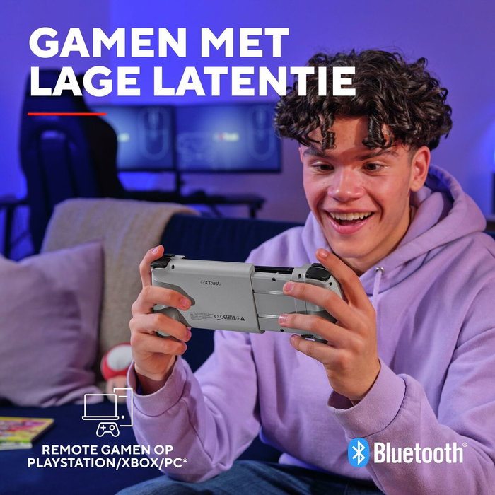 Trust GXT 735G Mylox Gris Bluetooth Gamepad Analógico/Digital Android, iOS Trust GXT 735G Mylox Gris Bluetooth Gamepad Analógico/Digital Android, iOS