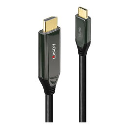 Lindy Cable Adaptador USB Tipo C a HDMI 8K60, 3m, Negro