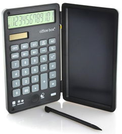 Calculadora Sobremesa Office Box Notas Dual Power 12 Digitos Negro
