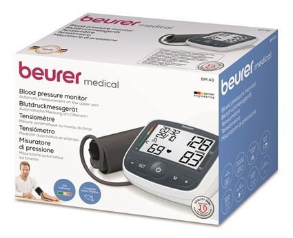Beurer BM-40 Tensiómetro de Brazo con Pantalla Grande LCD