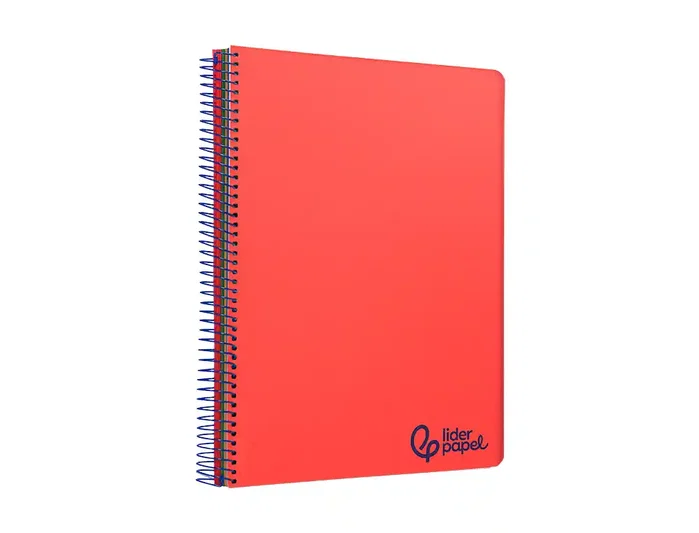 Liderpapel Cuaderno Espiral A6 Micro Wonder Rojo Cuadrícula 5mm 120h