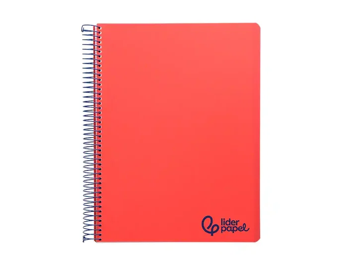 Liderpapel Cuaderno Espiral A6 Micro Wonder Rojo Cuadrícula 5mm 120h