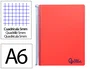 Liderpapel Cuaderno Espiral A6 Micro Wonder Rojo Cuadrícula 5mm 120h