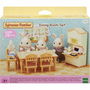Sylvanian Families 5340 El Comedor, Conjunto de Muebles para Casa de Muñecas