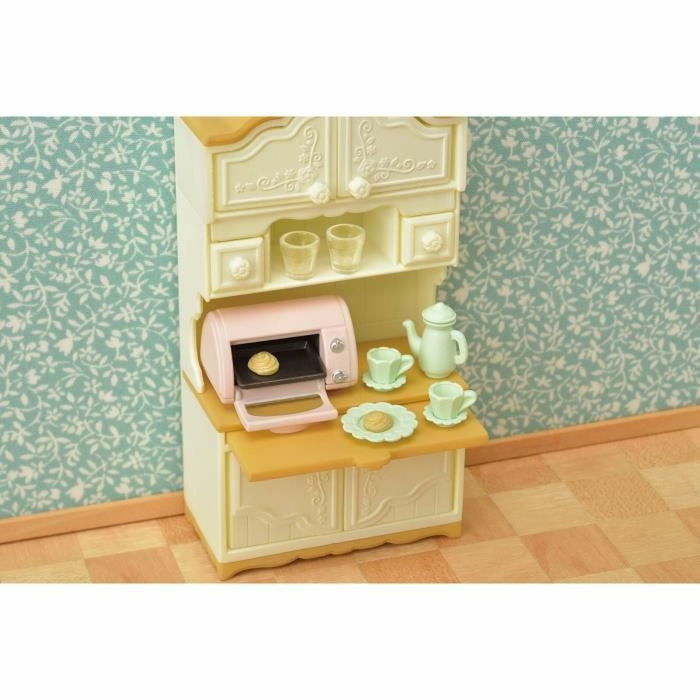 Sylvanian Families 5340 El Comedor, Conjunto de Muebles para Casa de Muñecas