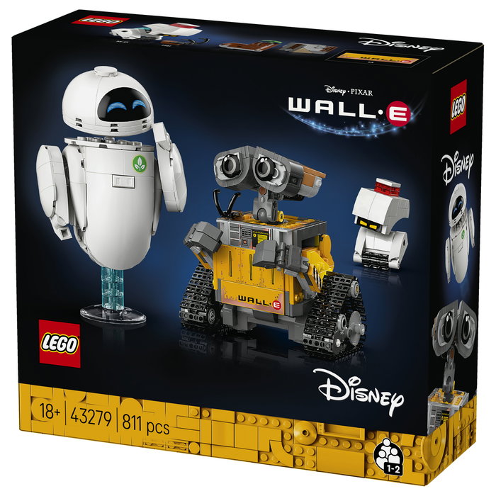 LEGO Disney y Pixar WALL-E y EVE Set de Construcción 43279
