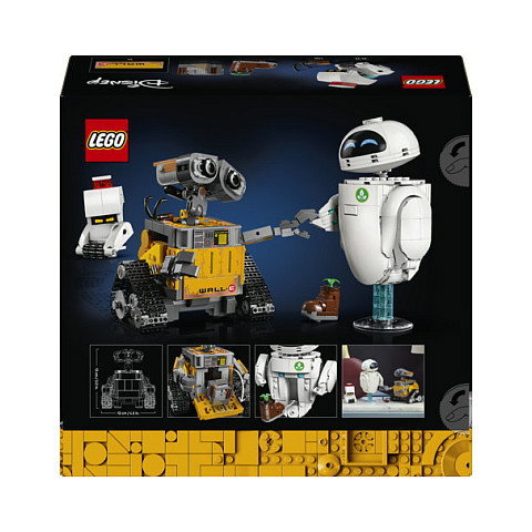 LEGO Disney y Pixar WALL-E y EVE Set de Construcción LEGO Disney y Pixar WALL-E y EVE Set de Construcción