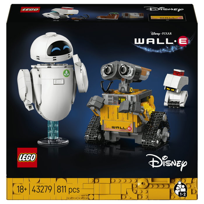 LEGO Disney y Pixar WALL-E y EVE Set de Construcción 43279