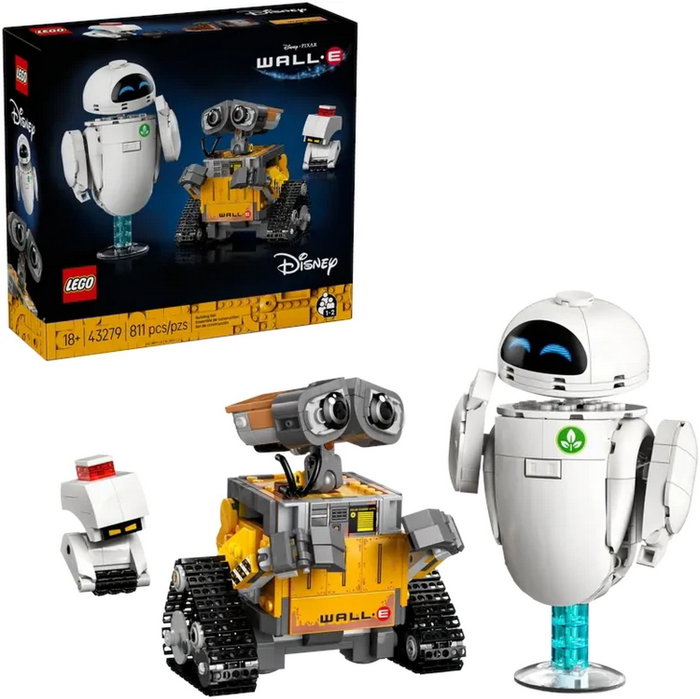 LEGO Disney y Pixar WALL-E y EVE Set de Construcción LEGO Disney y Pixar WALL-E y EVE Set de Construcción