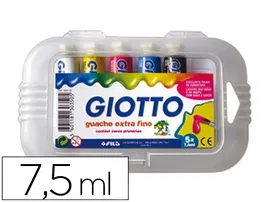 Giotto Tempera Ultrafina 7,5 ml Estuche 5 Colores Surtidos