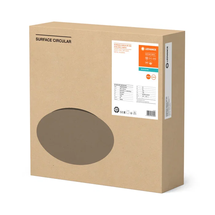 LVE Luminaria LED de Techo y Pared IP44 para Interior, Baños y Pasillos [LVE-4058075618046] - Carcasa Metal, Alta Eficacia y Ahorro Energético