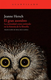 El gran asombro, Jeanne Hersch - ACANTILADO EDITORIAL