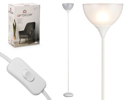 GIFTDECOR Lámpara de Pie Blanca 22 x 185 x 22 cm (Set de 2)