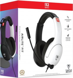 Turtle Beach Airlite Fit - SW2 Auriculares Gaming con Cable Negro y Blanco