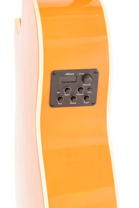 Guitarra Acústica Admira Indiana Naranja Brillo