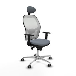 PIQUERAS Y CRESPO Silla de oficina Jorquera Gris y Blanca
