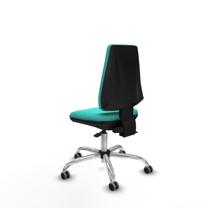 PIQUERAS Y CRESPO Silla de oficina Elche Turquesa sin brazos PIQUERAS Y CRESPO Silla de oficina Elche Turquesa sin brazos