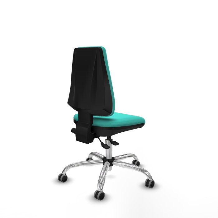 PIQUERAS Y CRESPO Silla de oficina Elche Turquesa sin brazos PIQUERAS Y CRESPO Silla de oficina Elche Turquesa sin brazos
