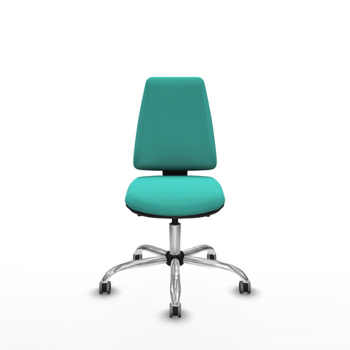 PIQUERAS Y CRESPO Silla de oficina Elche Turquesa sin brazos PIQUERAS Y CRESPO Silla de oficina Elche Turquesa sin brazos