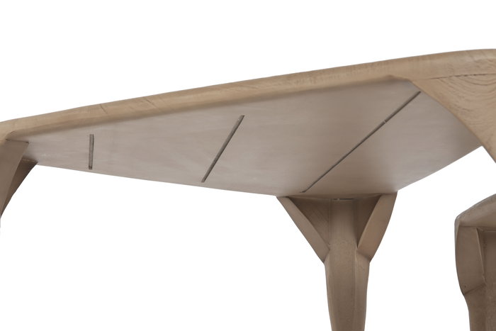 DKD Home Decor Mesa Centro Mango Natural 60 x 37 x 110 cm Set de 2