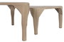 DKD Home Decor Mesa Centro Mango Natural 60 x 37 x 110 cm Set de 2
