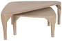 DKD Home Decor Mesa Centro Mango Natural 60 x 37 x 110 cm Set de 2