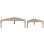 DKD Home Decor Set de 2 Mesas de Centro de Mango Natural
