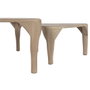 DKD Home Decor Set de 2 Mesas de Centro de Mango Natural