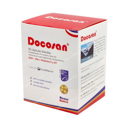MARGAN Docosan 90 Cápsulas Aceite de Pescado Triglicerado Ultrapurificado y Vitamina D3 DHA 300mg EPA 50mg