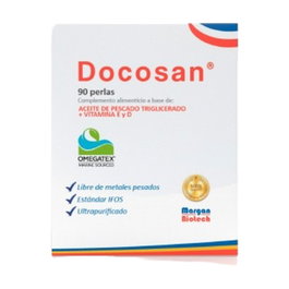 Margan Docosan 90 Cápsulas - Complemento Alimenticio con Aceite de Pescado Ultra Purificado y Vitamina D3