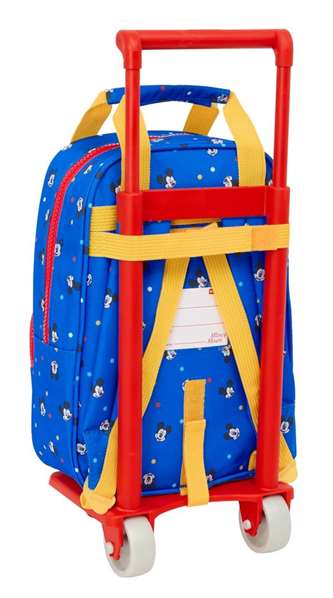 Mochila Escolar con Ruedas Mickey Mouse Clubhouse Good day Azul 20 x 28 x 8 cm