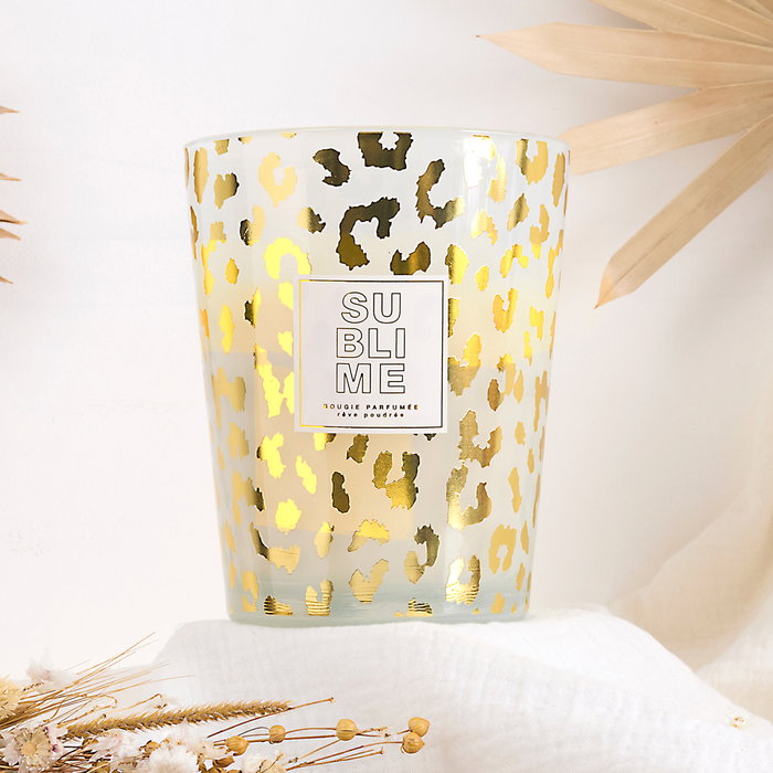 The Concept Factory Vela Perfumada Leopardo 16 cm