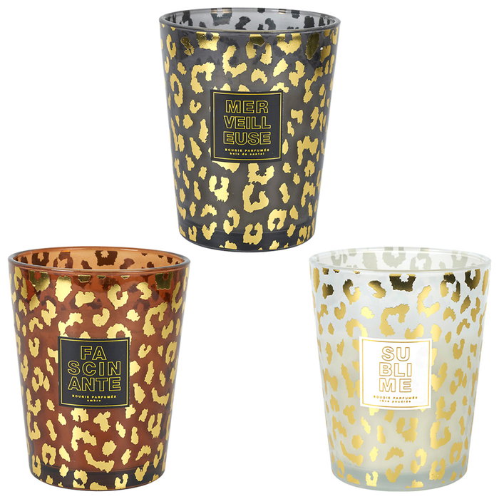 The Concept Factory Vela Perfumada Leopardo 16 cm