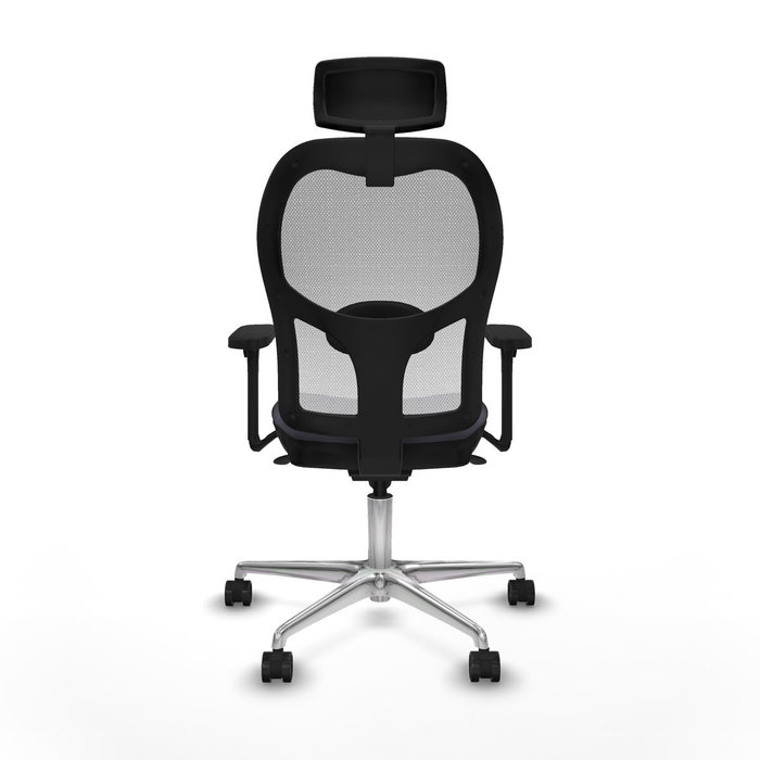 PIQUERAS Y CRESPO Silla de oficina Jorquera Gris y Blanca con Brazos 3D PIQUERAS Y CRESPO Silla de oficina Jorquera Gris y Blanca con Brazos 3D