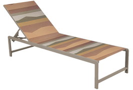 DKD Home Decor Tumbona Sunset26 para Terraza y Jardín, Acero y Poliéster, Multicolor Verde Jade, 195x61x85 cm, Asiento Desmontable
