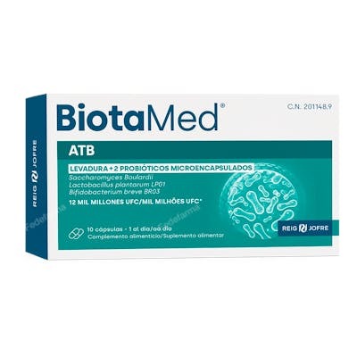 Forté Pharma Biotamed ATB Cápsulas 10 u Forté Pharma Biotamed ATB Cápsulas 10 u